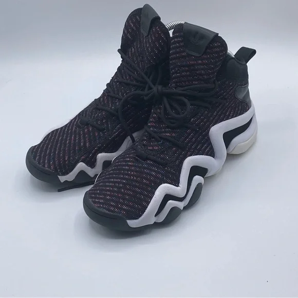 Adidas‎ high top black purple sneakers