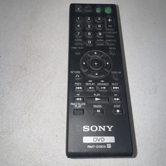 Sony RMT-D197A‎ DVD Remote - OEM Original