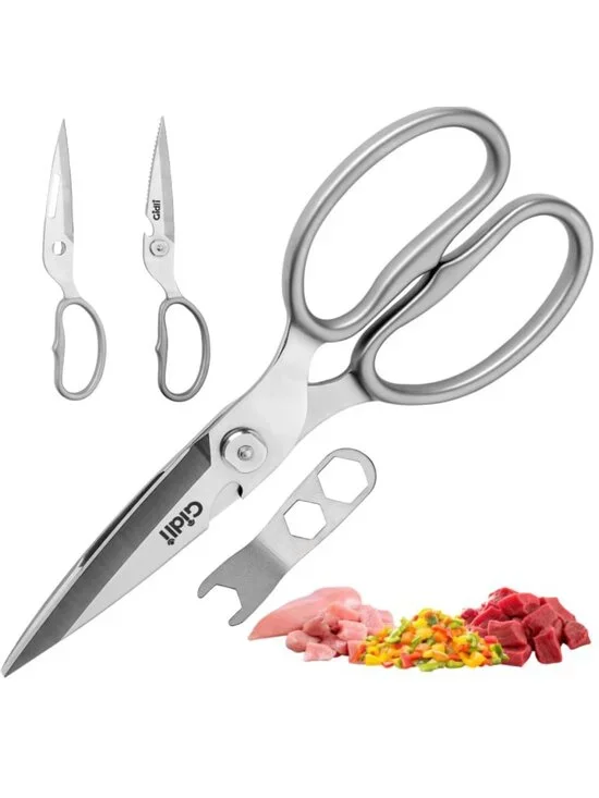 Premium Kitchen Scissors by Gidli – Heavy Duty All-Purpose Stainless Steel