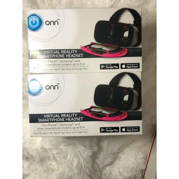 2 Virtual Reality Smartphone Headsets for Samsung, iPhone & others up to 6