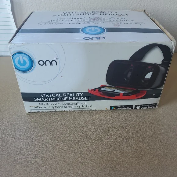 Virtual Reality ONN Smartphone Headset iPhone Samsung Screens up to 6