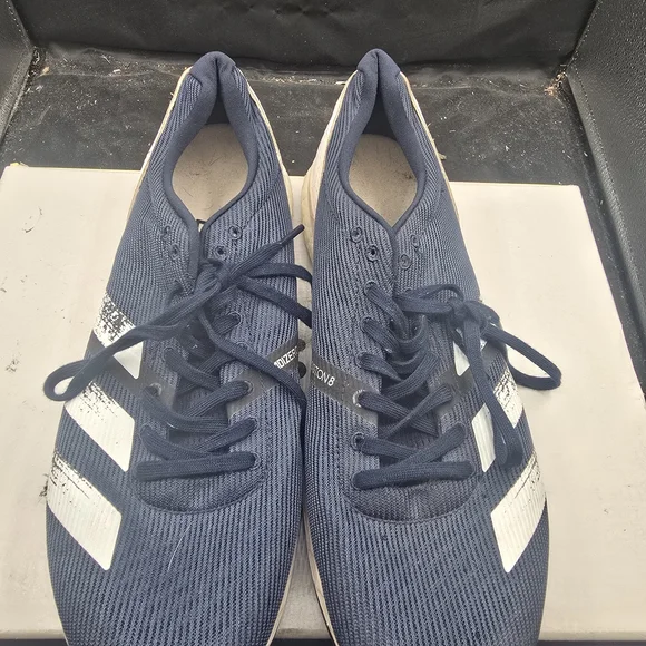 Adidas‎ Men's Navy and White Athletic Shoes