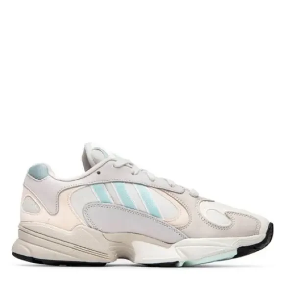 NWT Adidas‎ Yung 1 Off White Mint Ice Sneakers