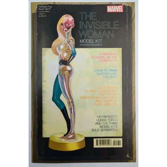 Fantastic Four Road Trip #1 (2021) Invisible Woman Model Kit Variant HTF NM Rang