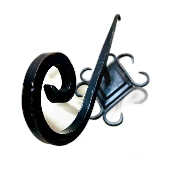 Black Cast Iron Plant/Wreath Hook