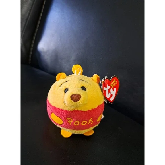 Ty Beanie Ballz Winnie the Pooh Bear Ball 4