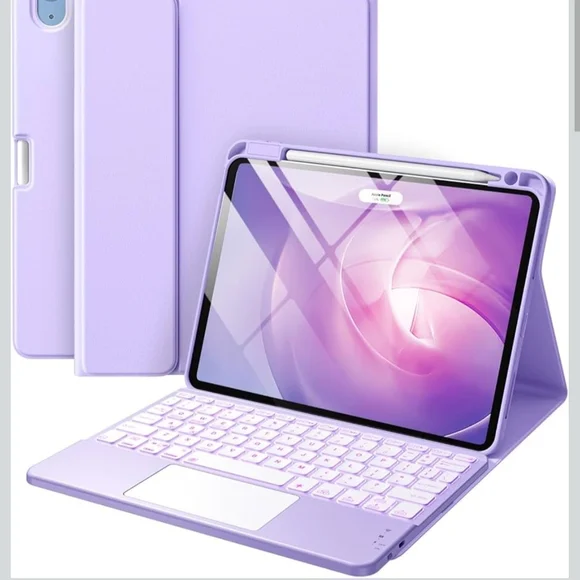 Purple Wireless Keyboard Case