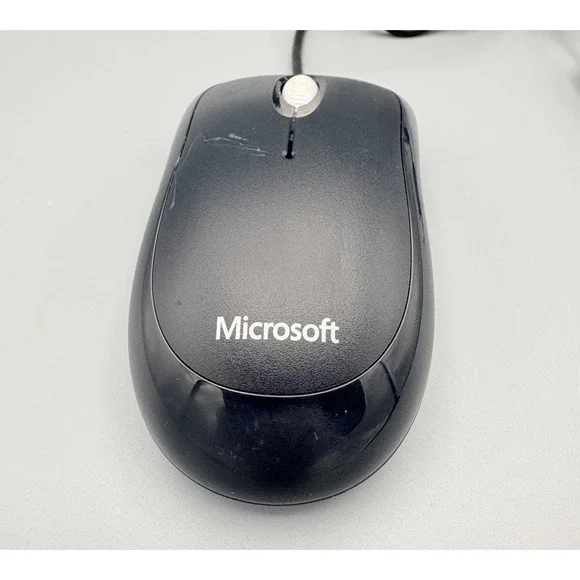 OEM Microsoft Basic Optical Black‎ Mouse V2.0 USB Model: 1113 Works