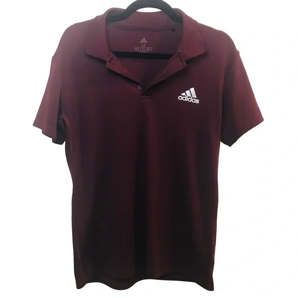 ADIDAS Climalite‎ Athletic Maroon Polo.