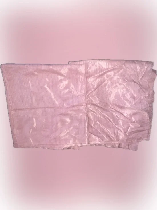 🔴Soft Pink Sheer Curtains Set 2 Pieces