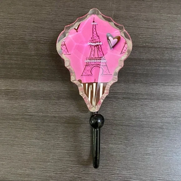 Pink Eiffel Tower Paris Wall Hook