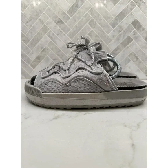 Nike Offline 2.0 Sandals Mens Size US 8 Gray‎ Summer Walking Slip-On DJ6229-001