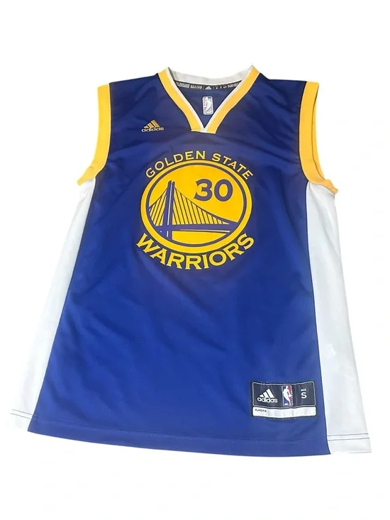 Adidas Men Golden State Warriors Stephen Curry Home Jersey Sz Small