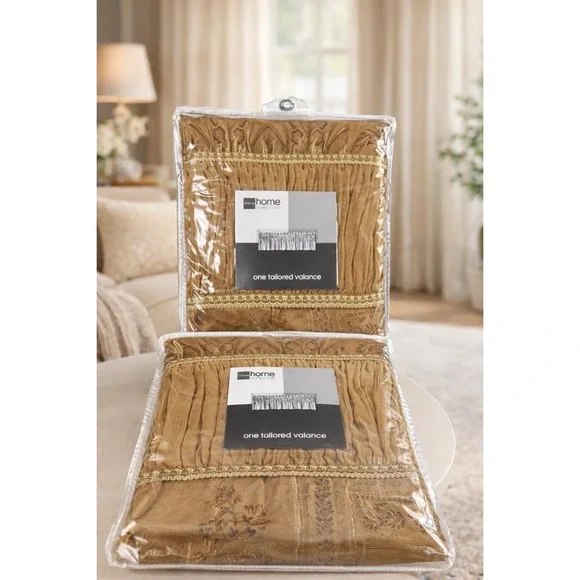 New JC Penney‎ Gold Imperial Valance 52