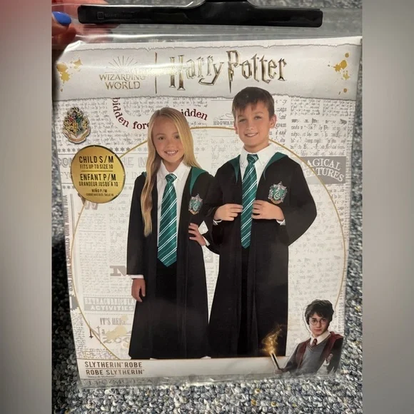 New Harry Potter Slytherine robe costume
