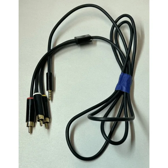 XBOX 360 AV Chord Authentic Microsoft Works Perfectly RCA Red Yellow White