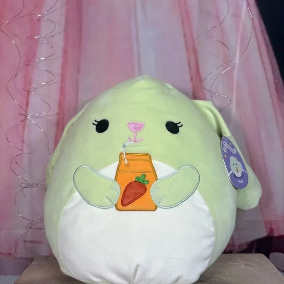 Squishmallows Green Bunny Carrot Juice 14