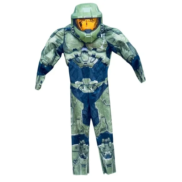 HALO Infinite Master Chief kids toddler pretend play costume dress up‎ ages 4 6
