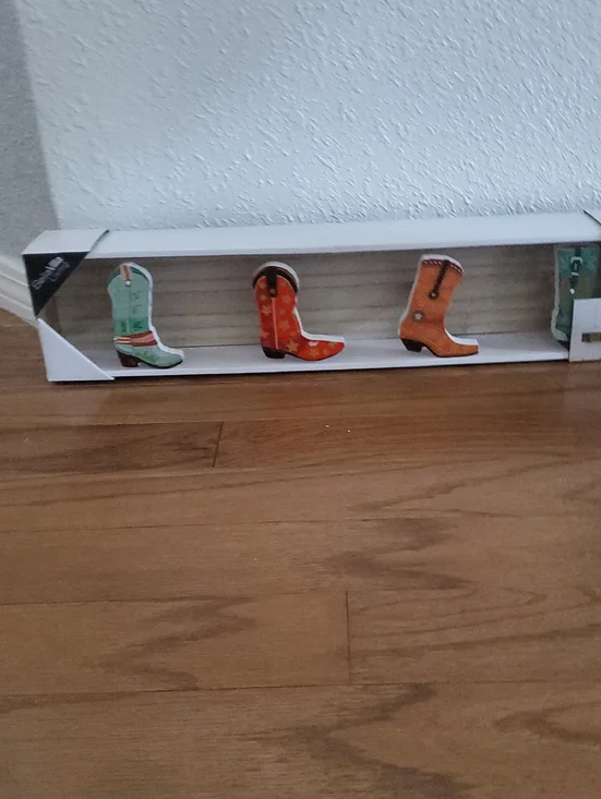 Cowboy Boot Wall Hooks Set - Multi-Color Western Accent