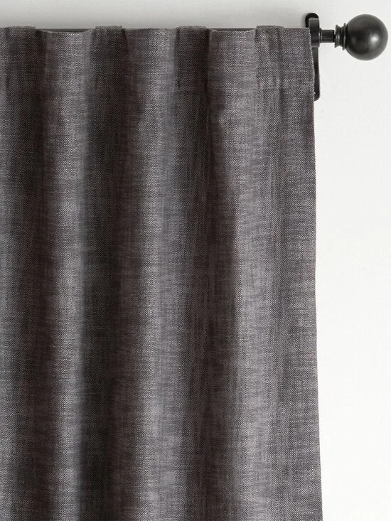 Pottery Barn Seaton Textured Cotton Blackout Curtain Window Panel 50