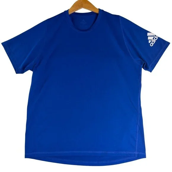 Adidas Freelift Men’s T-Shirt Medium Blue Climalite Athletic Training Tee Size M