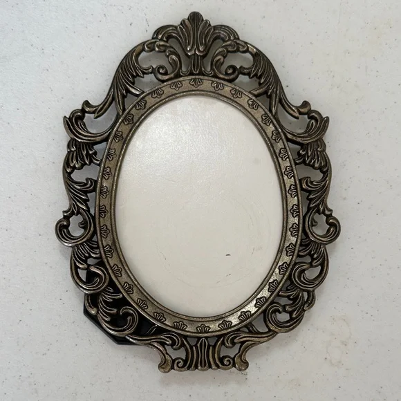 Antique Bronze Ornate Wall Mirror