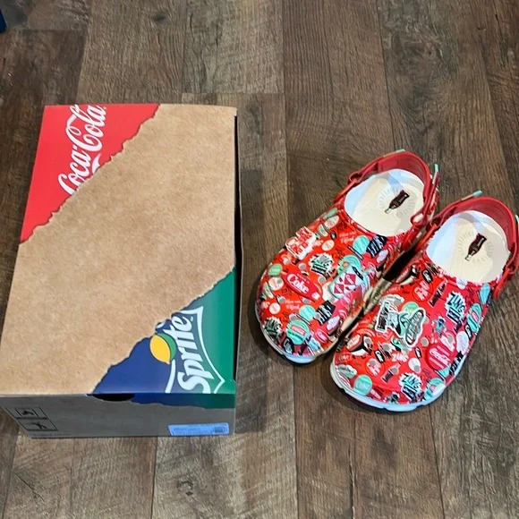 UNISEX COCA COLA CROCS (white)