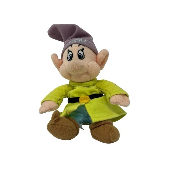 Disney Store Dopey Bean Bag Plush Dwarf 8