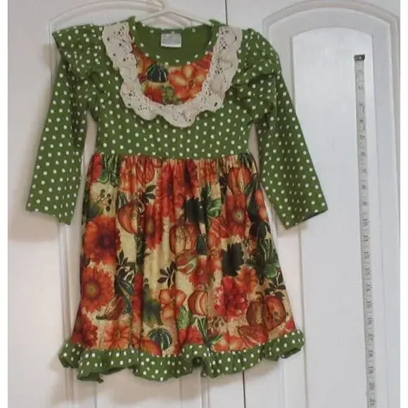 Girls Medium Fall Dress
