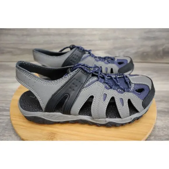 Ozark Trail Shoe Mens 7 Gray Sandal Outdoor Hiking Comfort Walking Round Toe