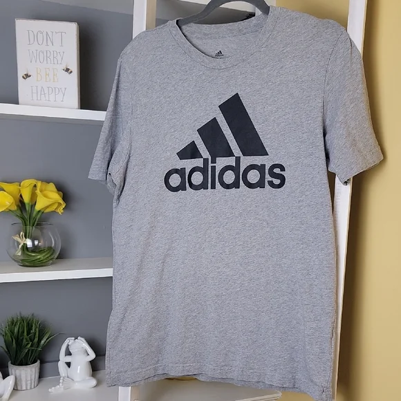 Sale Adidas Men's Gray T-Shirt