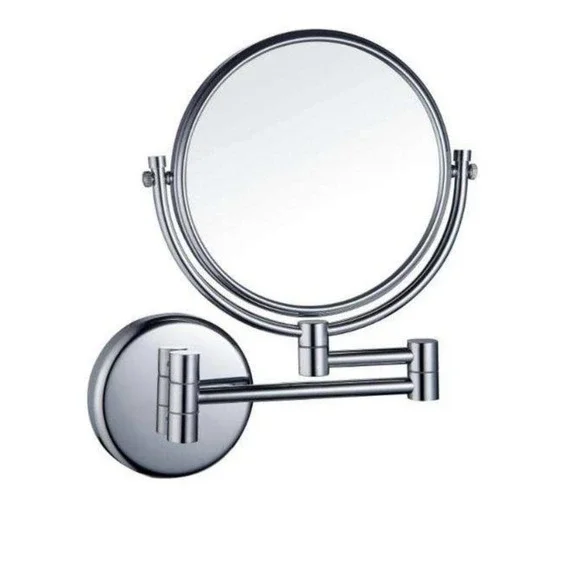 10X Maginfication Make-Up‎ Mirror Wall Mounted Non Illuminated Satin Nickel
