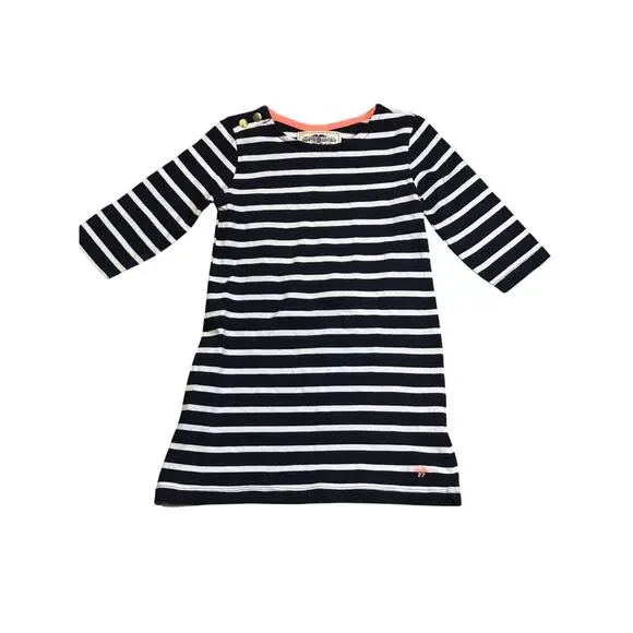 Hampton Republic Navy and White Striped Tunic Dress size GIrls 3