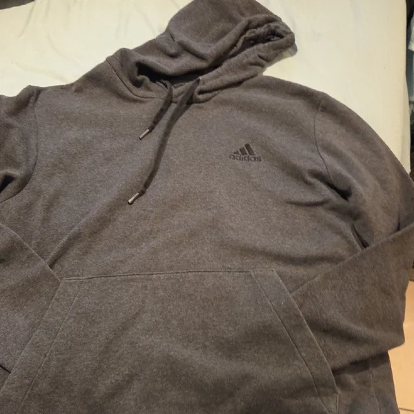 Adidas Men's Charcoal Hoodie