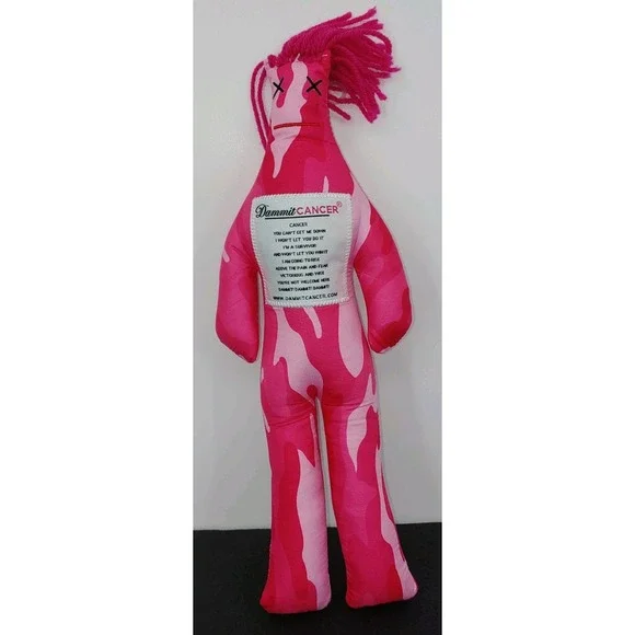 Pink Dammit Cancer Doll Limited Edition 13