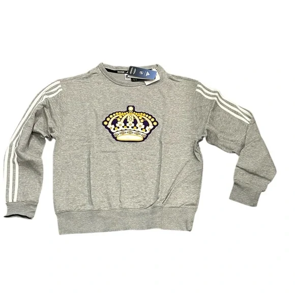 Los‎ Angeles Kings Adidas Men’s Logo Classic Vintage Crew Sweatshirt