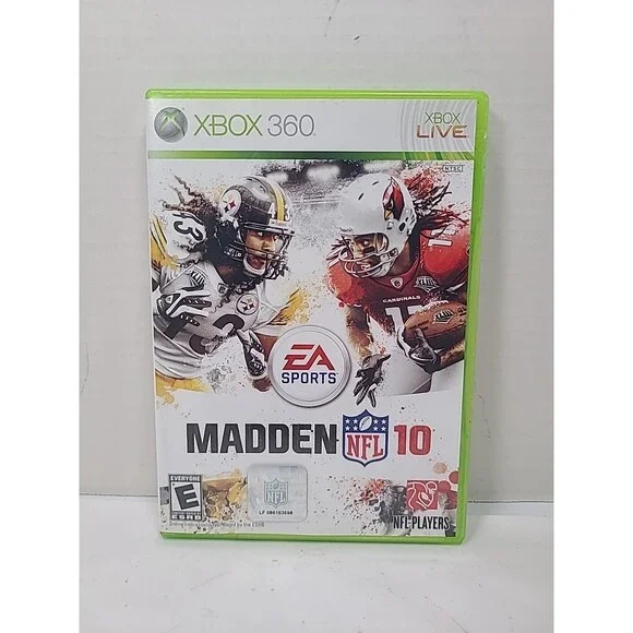 Madden NFL 10 (Microsoft Xbox 360, 2009) CIB