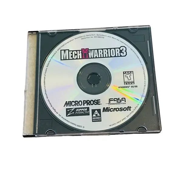 10/$25🦋 Microsoft MechWarrior 3 PC Game