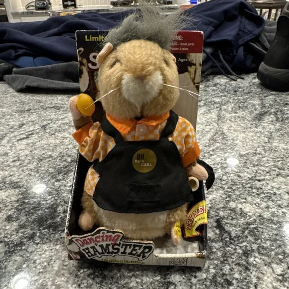 Vtg 2003 Dancing Hamster SAM Gemmy Limited Edition‎ Tequila Song Works NIB #18