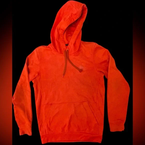 Adidas Men's Orange Hoodie