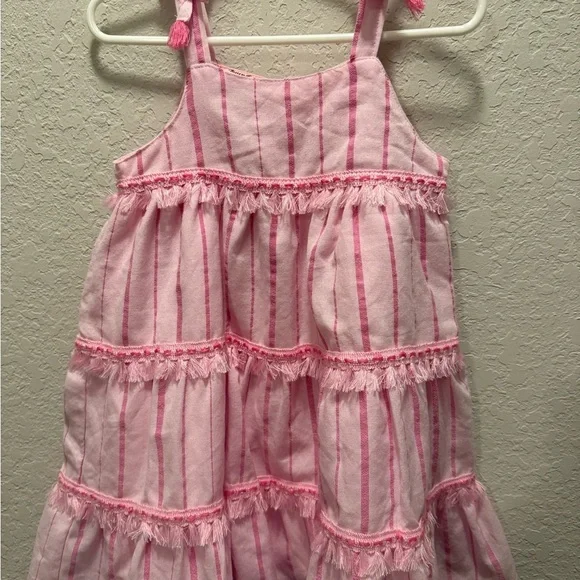 Juicy Couture Childs Pink Striped Dress Size 3T