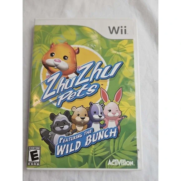 Activision Zhu Zhu Pets: Featuring the Wild Bunch Nintendo Wii Action Multiplay…