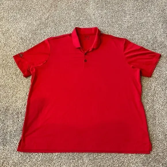 ADIDAS GOLF Men's Size 2XL Polo Sport Short‎ Sleeve Shirt