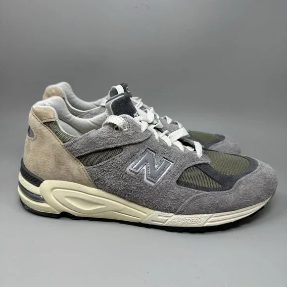 New Balance Teddy Santis 990v2 Men's Size 14 Gray Lace Up Athletic Running Shoes