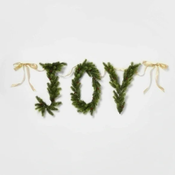 NWT. WONDERSHOP “JOY” Lit Wall Hanging