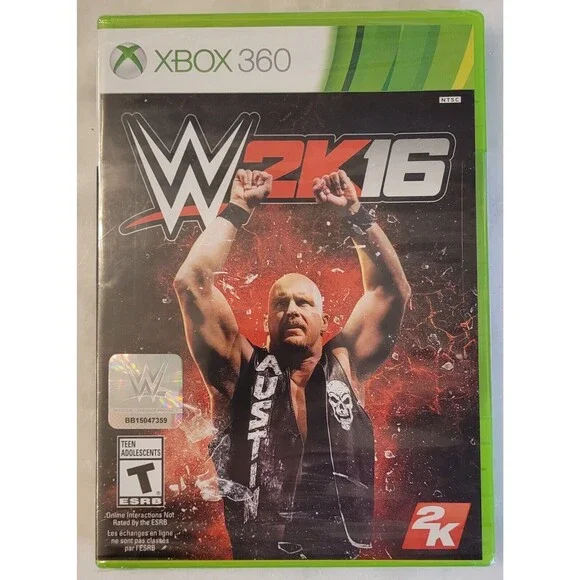 WWE 2K16 (Microsoft Xbox 360, 2015) New - Factory Sealed