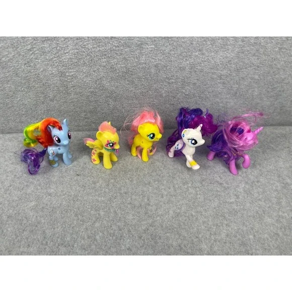 My Little Pony Mixed Lot‎ Mini Figures Lot of 5 Ponies