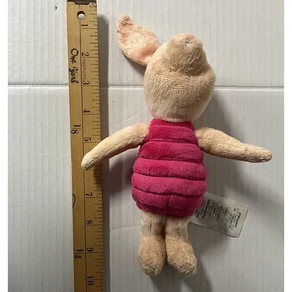 Disney Winnie The Poohs‎ Piglet Pink Plush Stuffed Animal 10