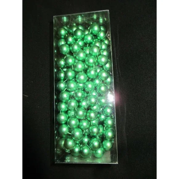 15' Green 10MM Beaded Beads Garland Christmas Tree Wedding Decor Craft Target