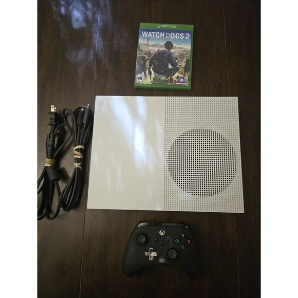 Microsoft Xbox One S Console Bundle w/ Wireless Controller And 1 Game